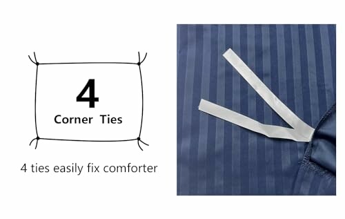 Vier Eckbänder zur Befestigung der Bettdecke