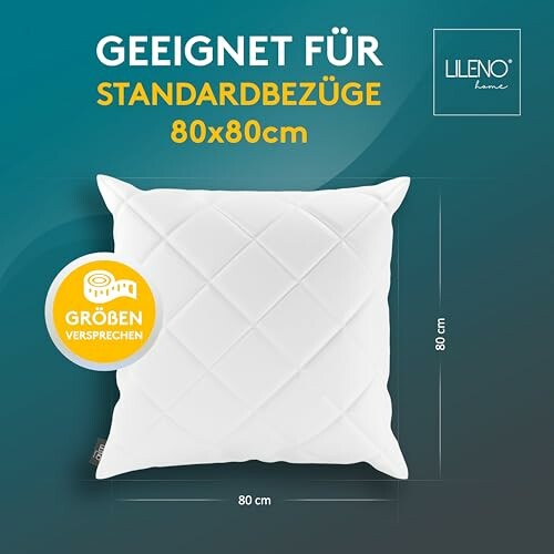 LILENO HOME Kissenfüllung 80 x 80 cm
