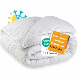 Mikrofaser Ganzjahresdecke 135x200cm