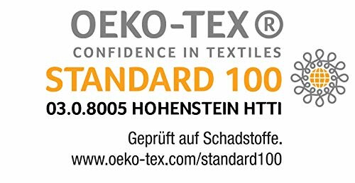 OEKO-TEX STANDARD 100 Zertifikat für schadstoffgeprüfte Textilien.
