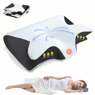 Orthopädisches Kissen für Seiten- und Rückenschläfer