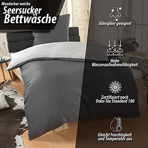 Vorteile von Seersucker Bettwäsche auf Deutsch