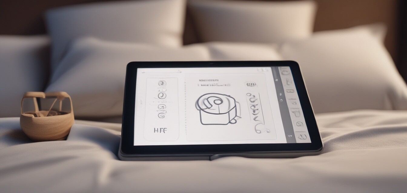 Tablet with stress relief app
