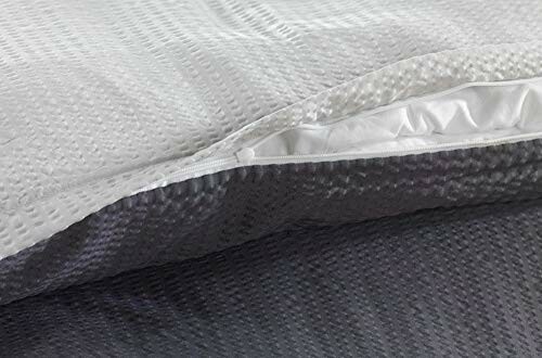 Nahaufnahme von strukturierten Stoffschichten