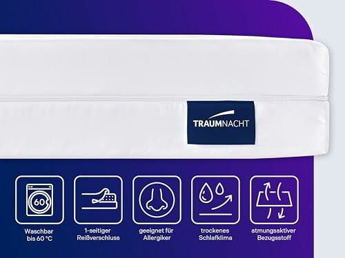 Traumnacht Matratzenbezug mit Eigenschaften Icons